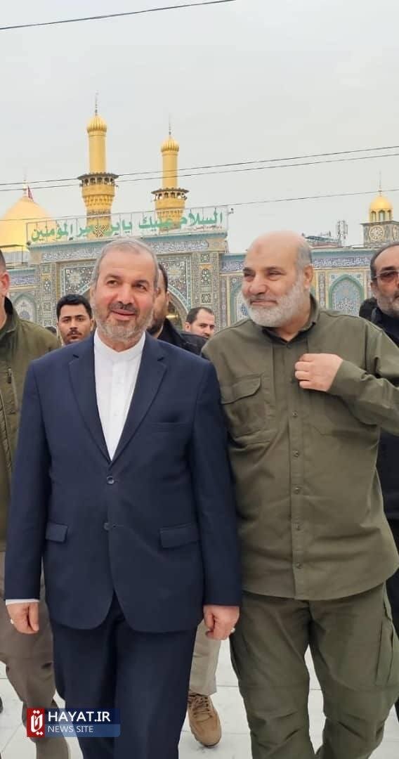 آخرین تصاویر سردار شهید محمدرضا زاهدی در کربلای معلا