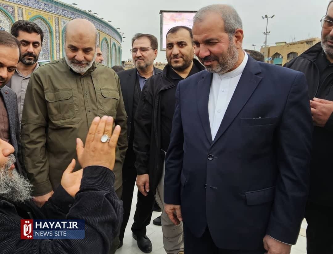 آخرین تصاویر سردار شهید محمدرضا زاهدی در کربلای معلا