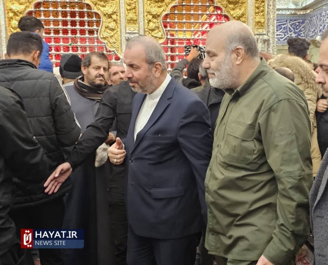 آخرین تصاویر سردار شهید محمدرضا زاهدی در کربلای معلا