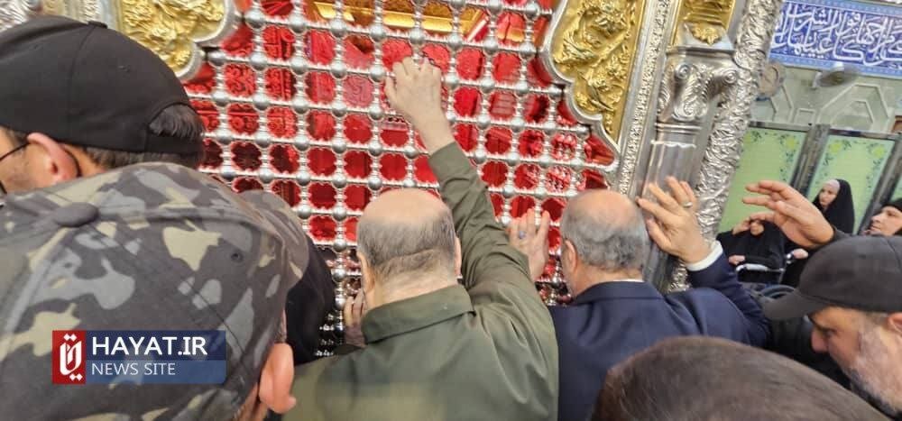 آخرین تصاویر سردار شهید محمدرضا زاهدی در کربلای معلا