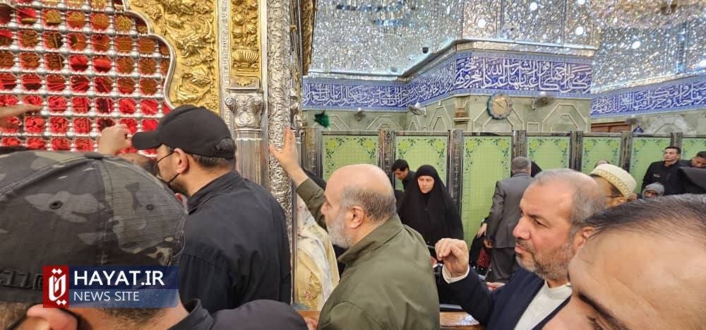 آخرین تصاویر سردار شهید محمدرضا زاهدی در کربلای معلا