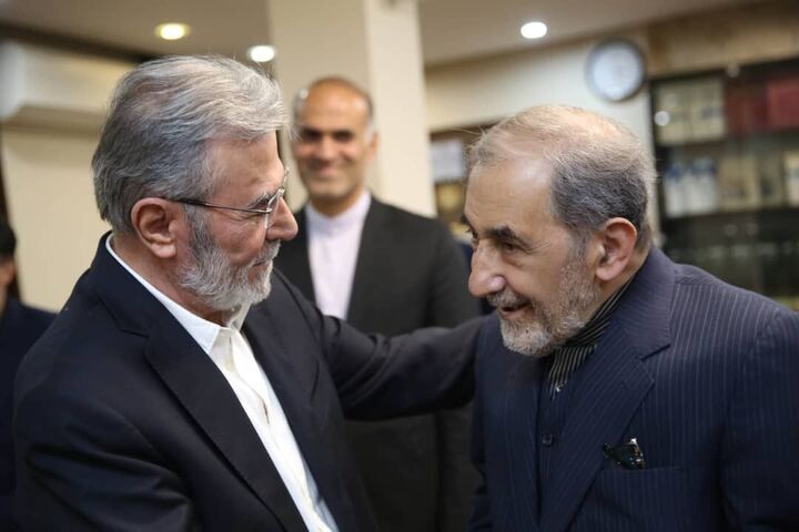 دیدار مشاور مقام معظم رهبری در امور بینالملل با دبیر کل جنبش جهاد اسلامی فلسطین دیدار مشاور مقام معظم رهبری در امور بینالملل با دبیر کل جنبش جهاد اسلامی فلسطین