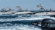 رژه دریایی شناورهای مردمی کشورهای جبهه مقاومت در خلیج فارس