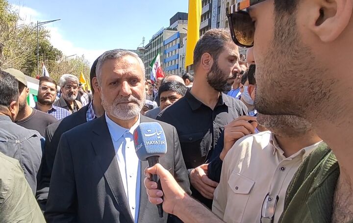 حضور مردم در راهپیمایی روز قدس پیامآور انسجام ملی است/ مستکبرین با قتل و کودککشی راه به جایی نمیبرند + فیلم حضور مردم در راهپیمایی روز قدس پیامآور انسجام ملی است/ مستکبرین با قتل و کودککشی راه به جایی نمیبرند + فیلم