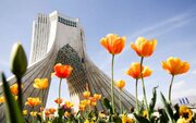 هوای کلانشهر تهران در هجدهمین روز از بهار قابل‌قبول است