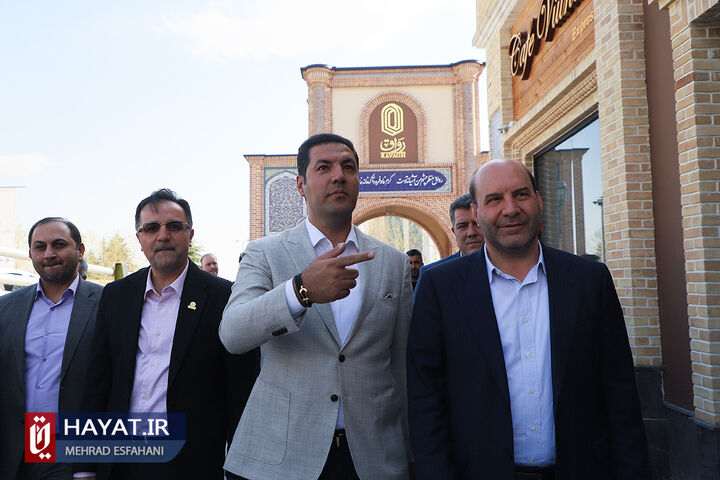 افتتاح مجتمع تجاری و فرهنگی رواق