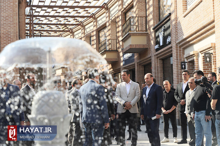 افتتاح مجتمع تجاری و فرهنگی رواق