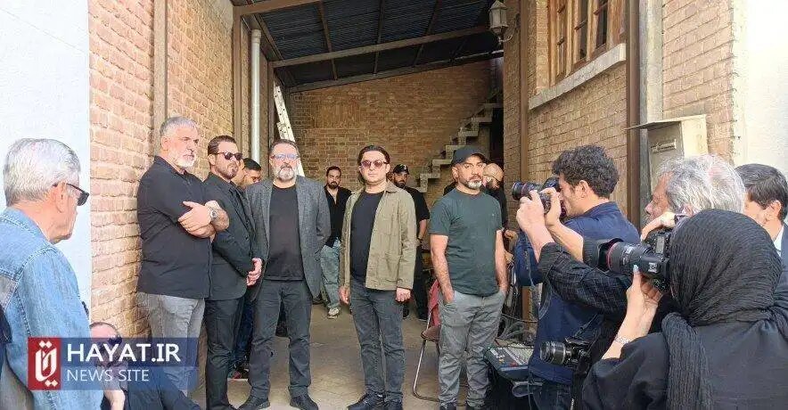 برگزاری مراسم تشییع پیکر رضا داودنژاد در خانه سینما + عکس