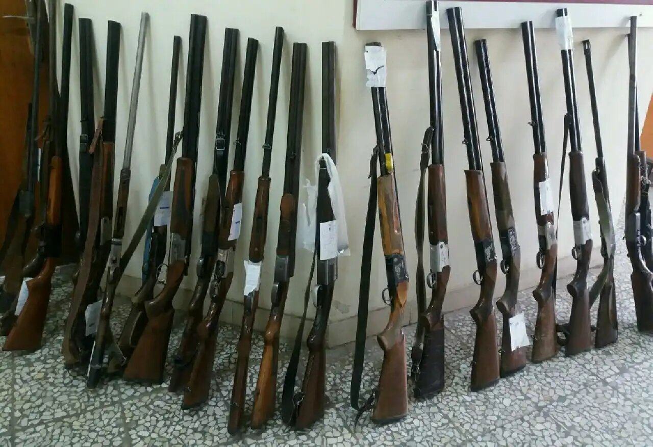 توقیف ۷۹۸ سلاح و ابزار شکار در قزوین