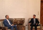 دیدار امیرعبداللهیان با بشار اسد