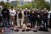 برنامه ریزی اقامه نماز جماعت در مسیر راهپیمایی به سمت کربلا