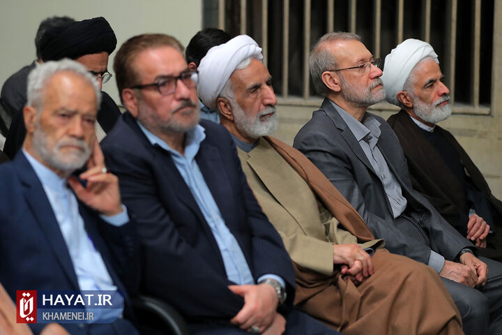 دیدار مسئولان نظام و سفرای کشورهای اسلامی رهبر انقلاب