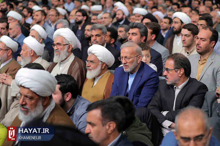 دیدار مسئولان نظام و سفرای کشورهای اسلامی رهبر انقلاب