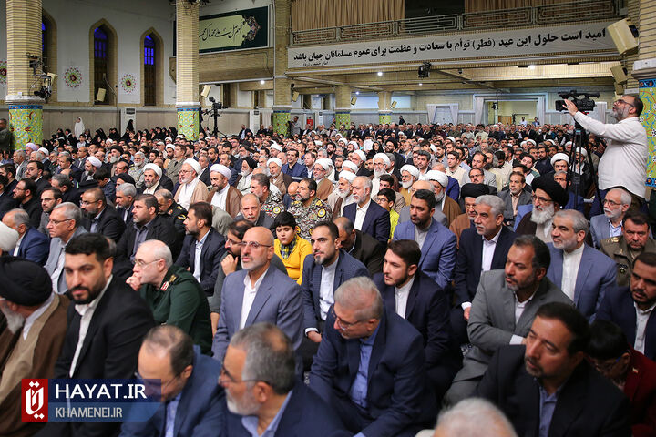 دیدار مسئولان نظام و سفرای کشورهای اسلامی رهبر انقلاب