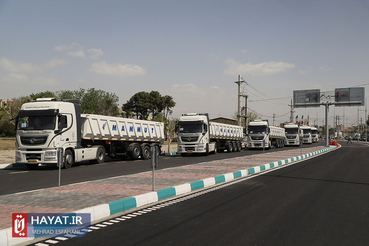 آیین افتتاح پروژه «دسترسی جنوبی به حرم حضرت عبدالعظیم (ع) از بزرگراه شهید آوینی» و «رونمایی از ناوگان ماشین آلات سنگین»