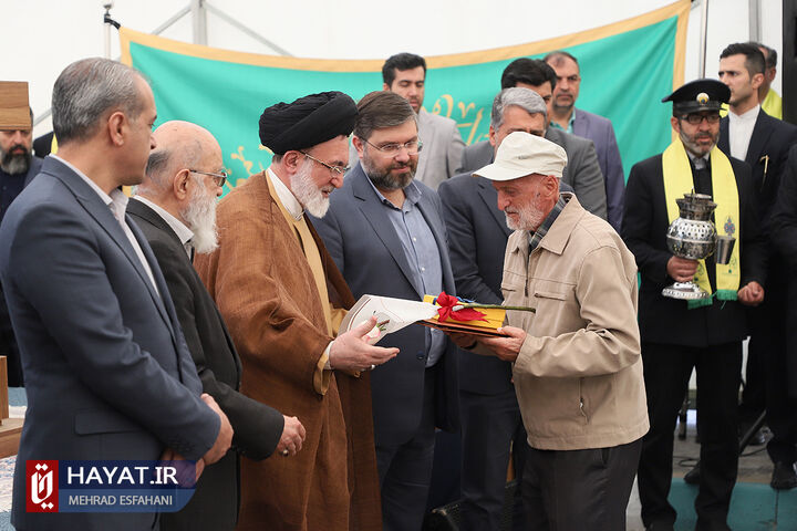 آیین افتتاح پروژه «دسترسی جنوبی به حرم حضرت عبدالعظیم (ع) از بزرگراه شهید آوینی» و «رونمایی از ناوگان ماشین آلات سنگین»