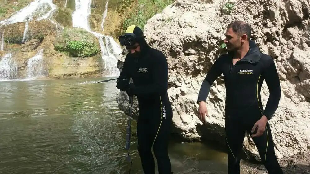 جستجو برای یافتن جسد جوان غرق شده در رودخانه سزار لرستان ادامه دارد