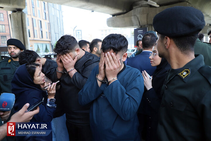 بازسازی صحنه زورگیری در بزرگراه صدر