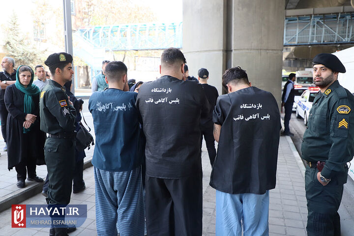 بازسازی صحنه زورگیری در بزرگراه صدر