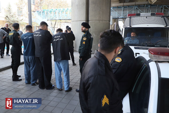 بازسازی صحنه زورگیری در بزرگراه صدر