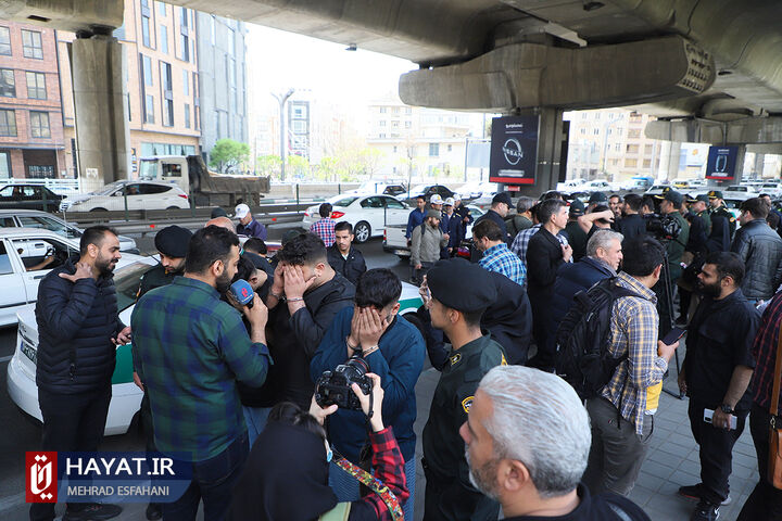 بازسازی صحنه زورگیری در بزرگراه صدر