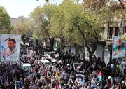 مردم تبریز از عملیات غرورآفرین «وعده صادق» حمایت کردند