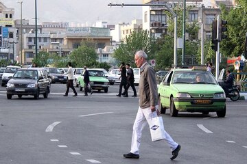 عابران پیاده ۴۱ درصد فوتیان تصادفات در تهران