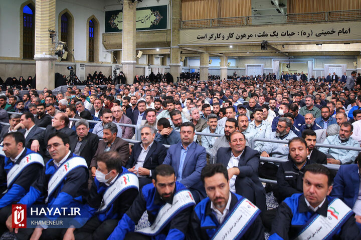 دیدار کارگران با رهبر انقلاب اسلامی