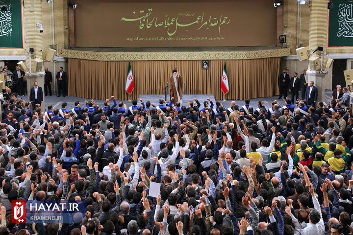 دیدار کارگران با رهبر انقلاب اسلامی