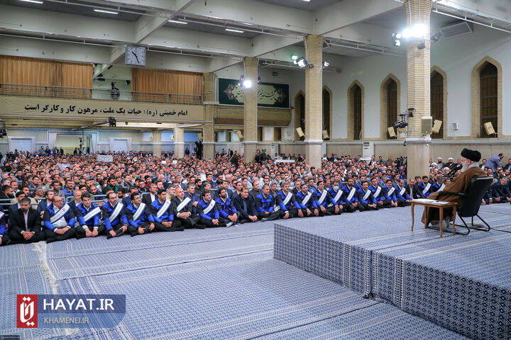 دیدار کارگران با رهبر انقلاب اسلامی