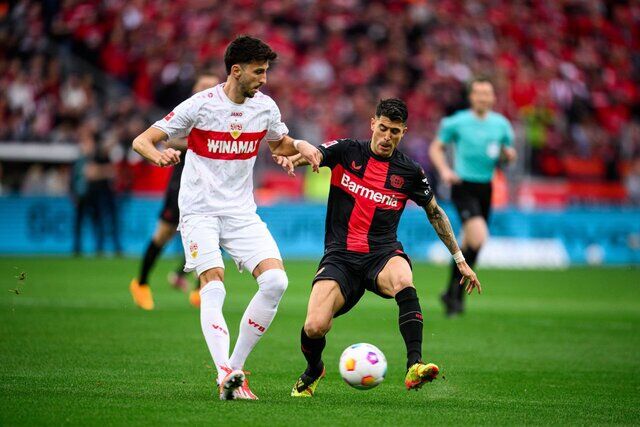 لورکوزن در آخرین ثانیه از شکست گریخت/ ادامه روند شکستناپذیری تیم آلونسو لورکوزن در آخرین ثانیه از شکست گریخت/ ادامه روند شکستناپذیری تیم آلونسو