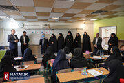 تصاویر/آیین تجلیل از مقام معلم در مدرسه شهدای هفتم تیر