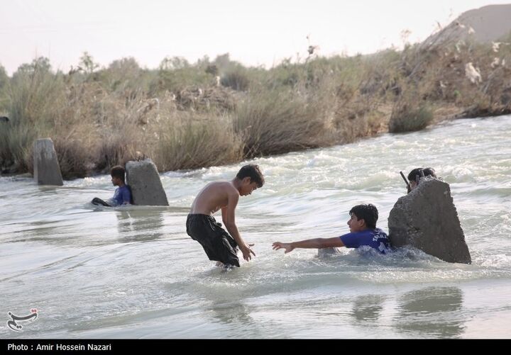 سیل در منطقه دشتیاری سیستان و بلوچستان