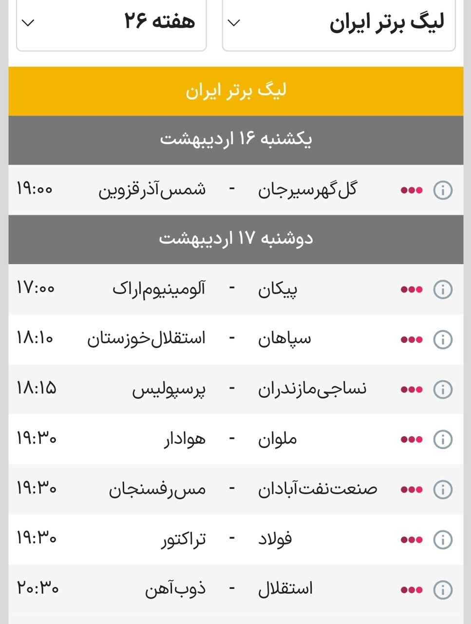 نبردهای قهرمانی و بقا در بالا و پایین لیگ