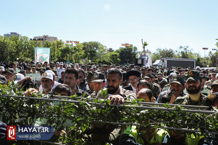تشییع پیکر شهید گمنام
