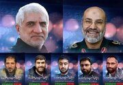 مراسم چهلمین روز شهادت مستشاران نظامی ایران در سوریه