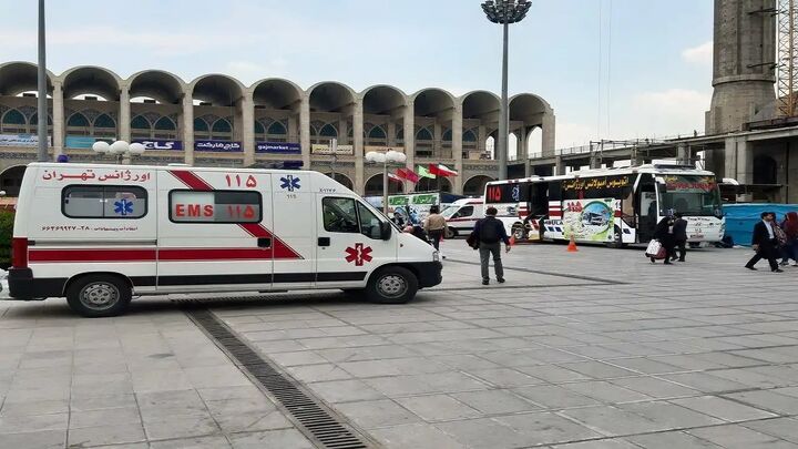 استقرار اورژانس در نمایشگاه کتاب استقرار اورژانس در نمایشگاه کتاب