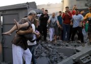 تداوم بمباران‌های جنون‌آمیز و شهادت ۱۲ فلسطینی/ توقف ارسال کمک‌ها به شمال نوار غزه