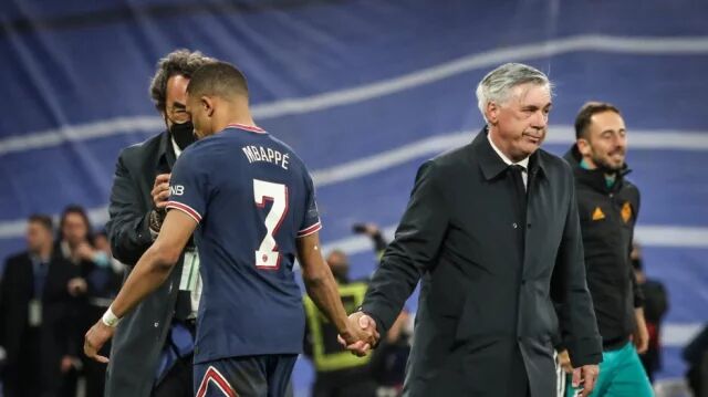 واکنش آنچلوتی به انتقال امباپه به رئال واکنش آنچلوتی به انتقال امباپه به رئال