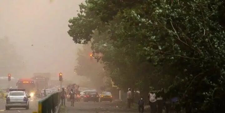 پیشبینی احتمال خیزش گرد و خاک و کاهش نسبی دما در البرز پیشبینی احتمال خیزش گرد و خاک و کاهش نسبی دما در البرز