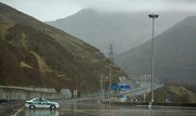 مسدود شدن جاده چالوس و آزادراه تهران شمال به دلیل بارندگی شدید