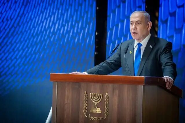 اعتراض صهیونیستها هنگام سخنرانی نتانیاهو اعتراض صهیونیستها هنگام سخنرانی نتانیاهو