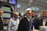 بازدید رئیس قوه قضائیه از نمایشگاه کتاب تهران