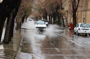 بارش باران شدید در برخی استان‌های کشور