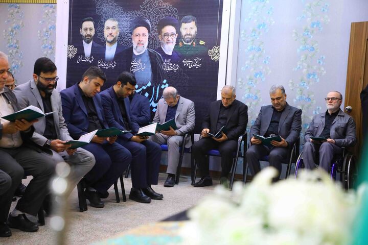 مراسم رئیسی در بانک دی