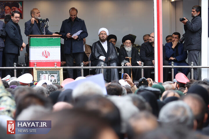 مراسم تشییع پیکر رئیس جمهور شهید و همراهان در تبریز