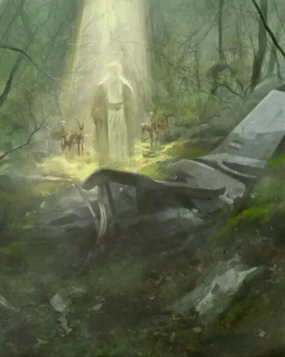 سوگواری هنرمندان تجسمی با خلق آثار هنری + عکس