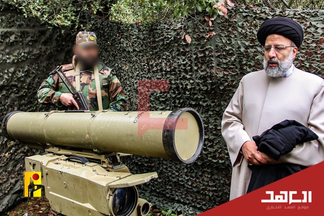 تصاویر بازدید شهید رئیسی از پایگاه حزب الله در جنوب لبنان + عکس