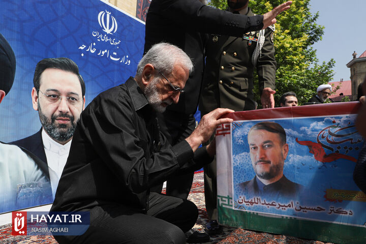 مراسم تشییع پیکر حسین امیرعبداللهیان وزیر امور خارجه شهید