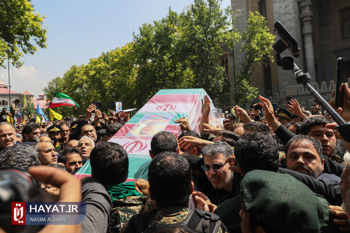 مراسم تشییع پیکر حسین امیرعبداللهیان وزیر امور خارجه شهید